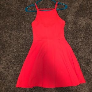 Hot Pink Skater Dress